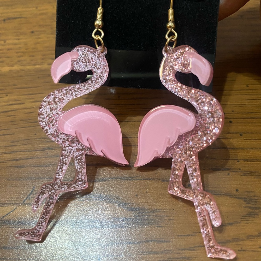 Multiple design dangle earrings.